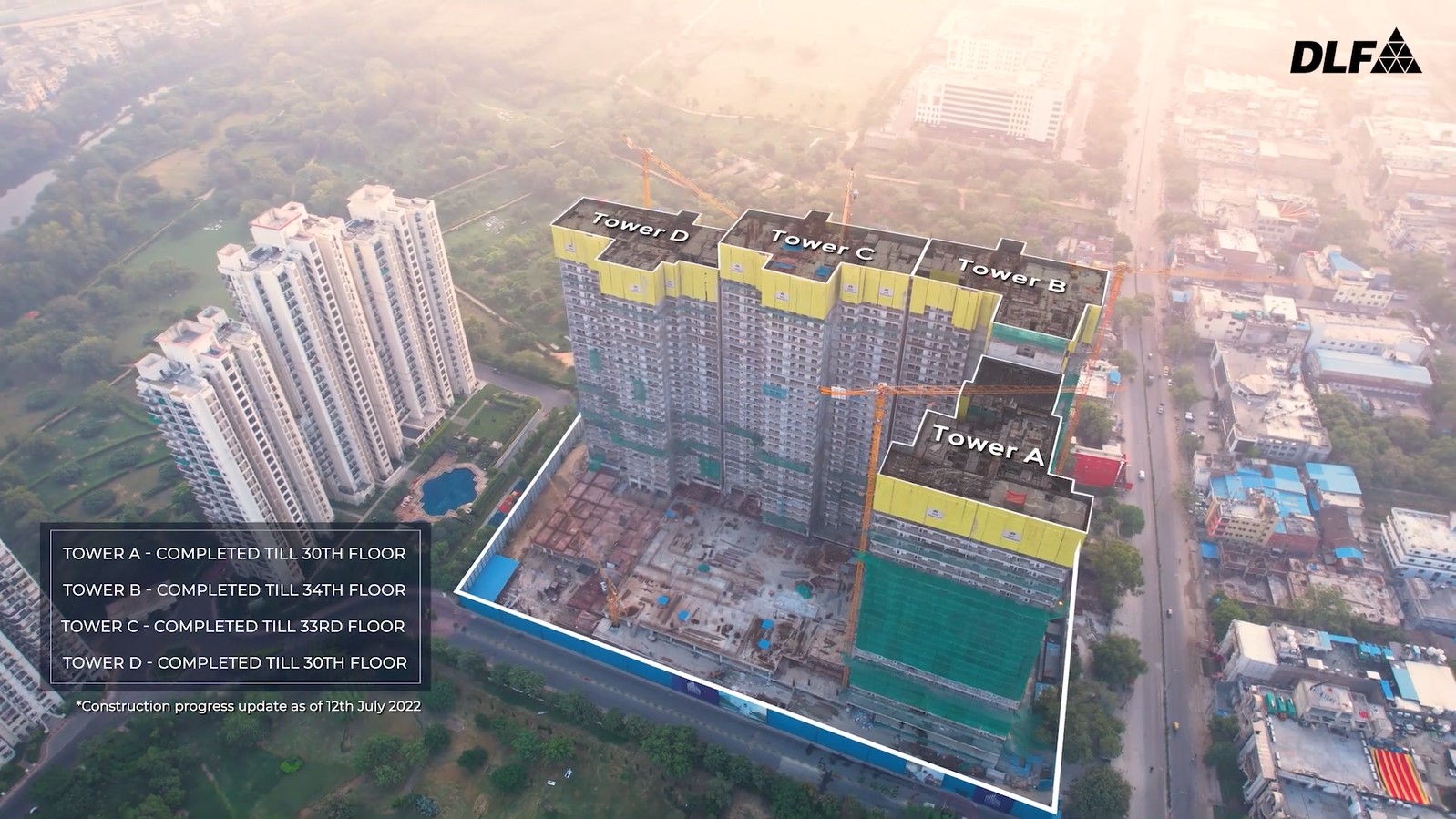 dlf one midtown construction