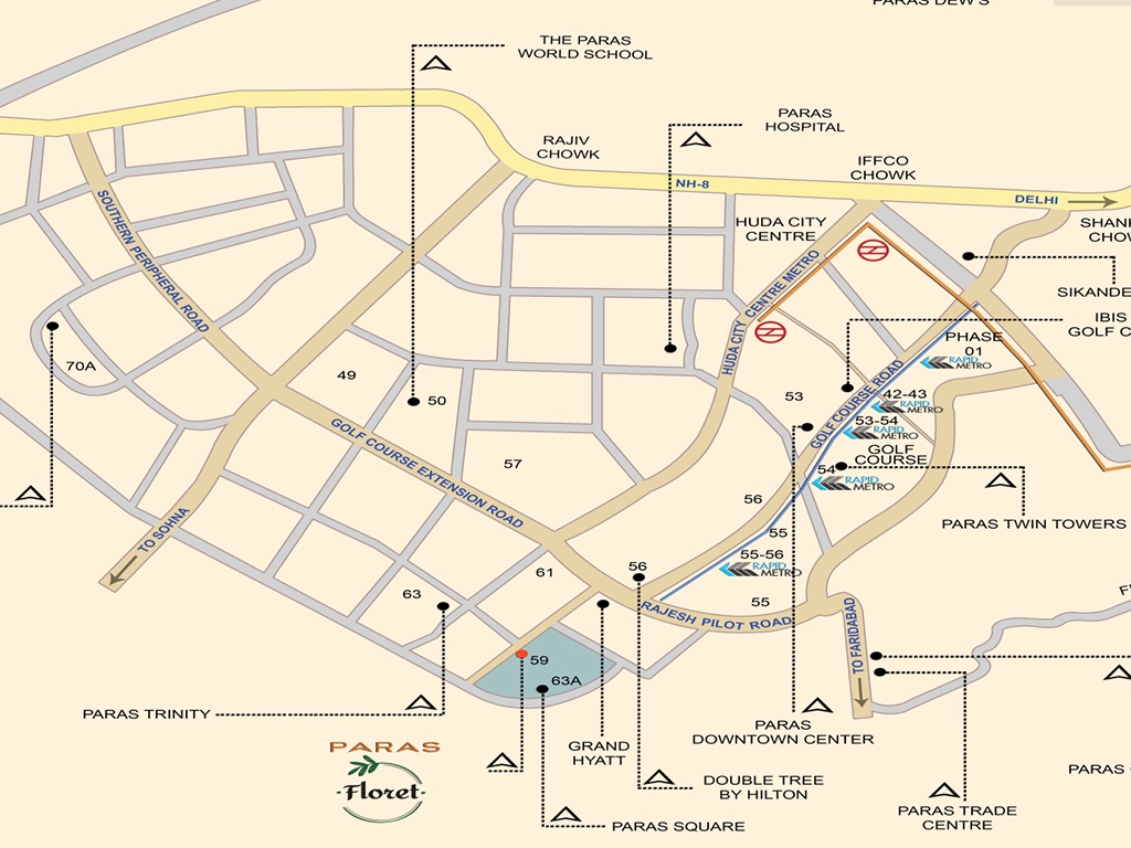 Paras Floret address